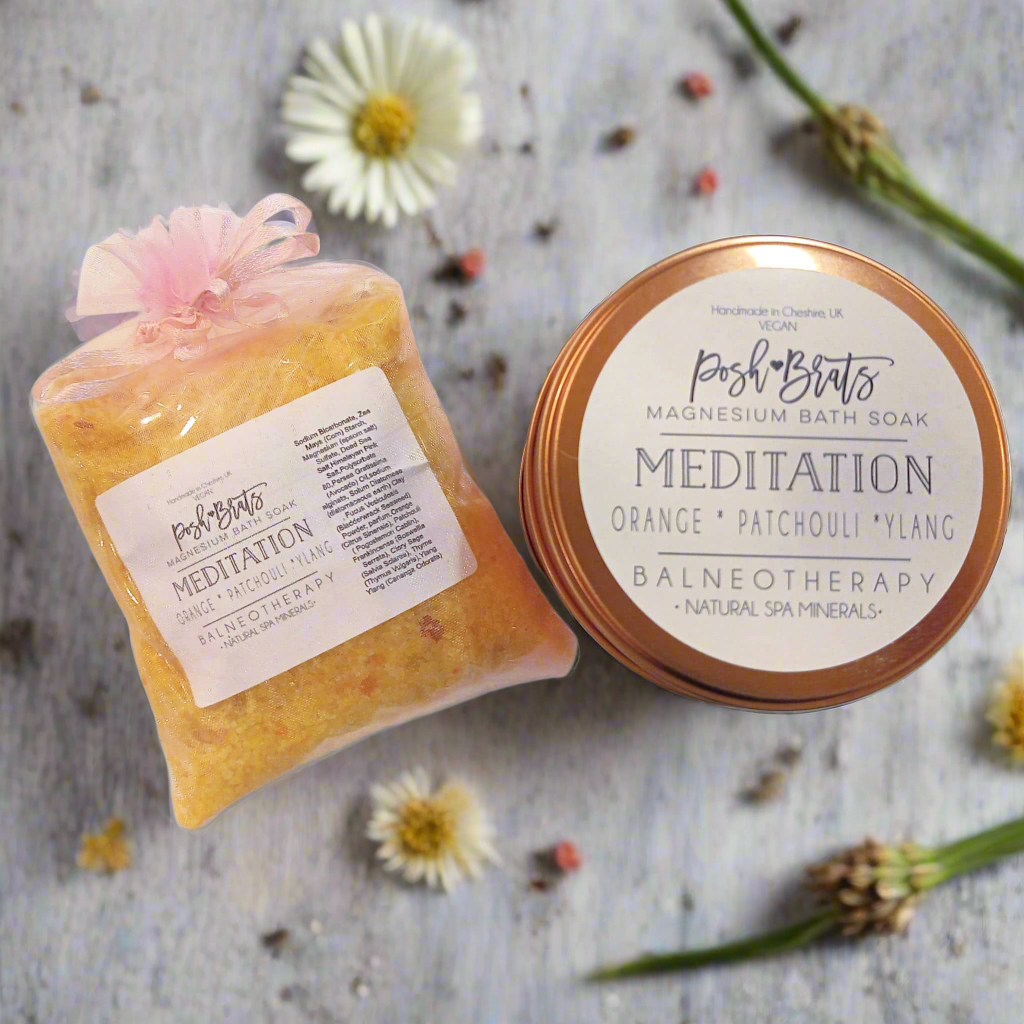 Méditation Aromathérapie Bain Sel Tremper Magnésium Spa Minéral VÉGAN