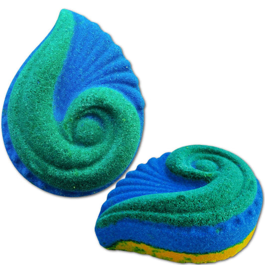 Nautilus Ocean Marine Fizzy Bath Bomb brings the ocean to your bathroom. Experience a refreshing soak like never before!