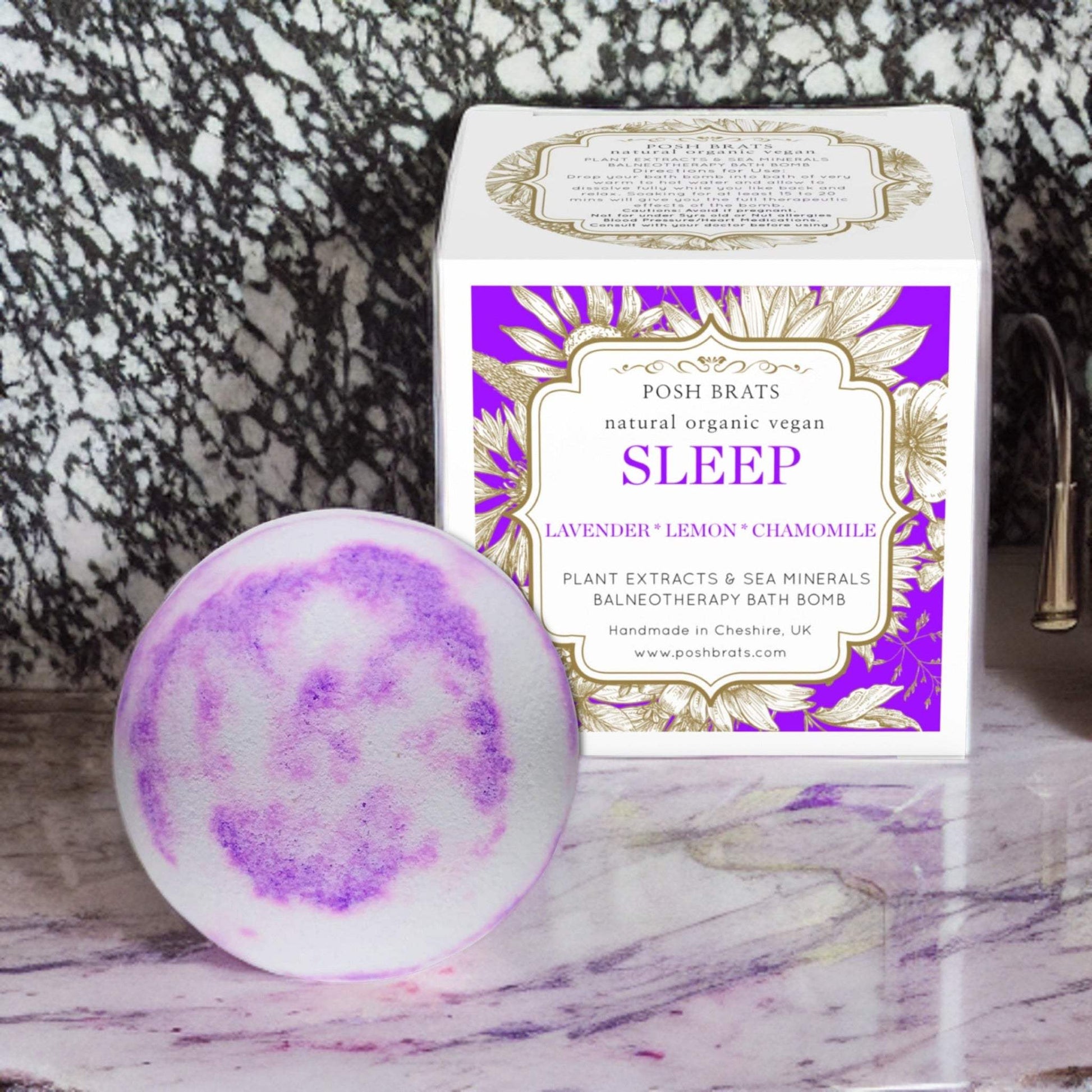 Experience serene tranquility with our Sleep Aromatherapy Bath Bomb enriched with soothing sea minerals. Pamper yourself now!