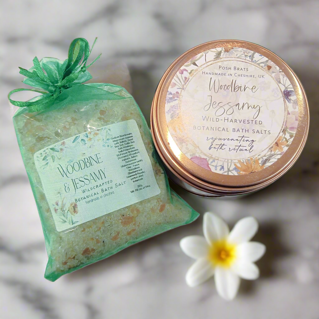 Woodbine Jessamy Spa Mineral Botanical Bath Salt Sachet