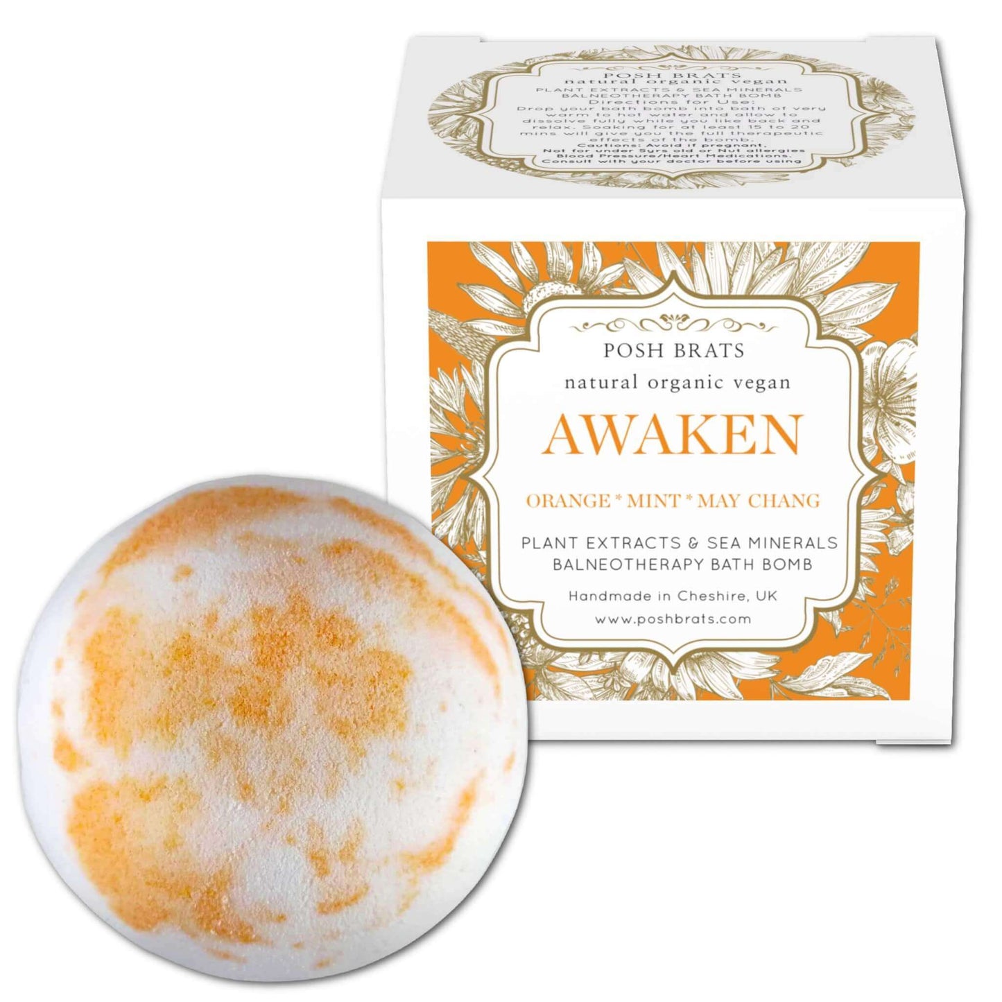 Awaken Citrus Mint Bath Bomb