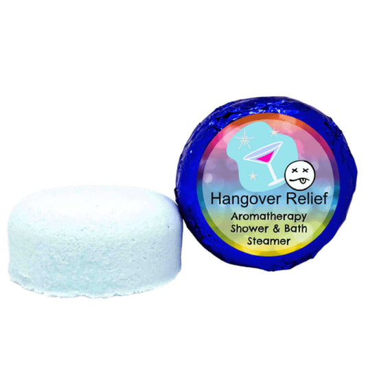 Hangover Relief Aromatherapy Shower Steamer: Transform your shower into a spa experience. Say goodbye to hangovers fast!