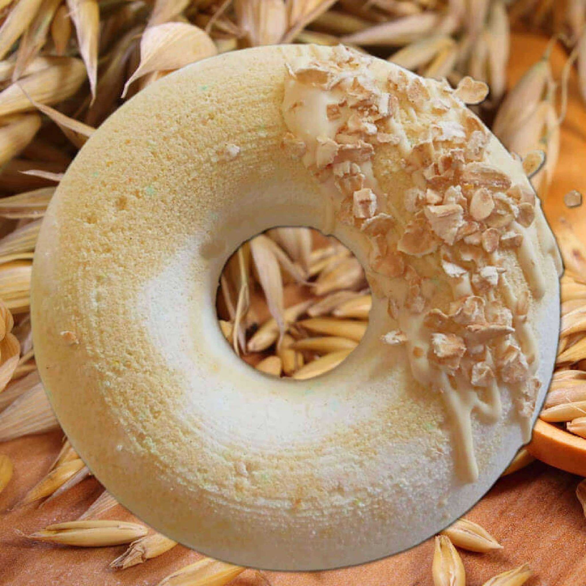 Unwind with our honey oatmeal donut fizzy bath bomb – a sweet retreat for your senses and skin! Try it today.