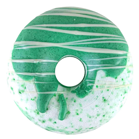 Dive into the Sacred Oasis Donut Bath Bomb for a rejuvenating soak. Delight in its enchanting aromas now.