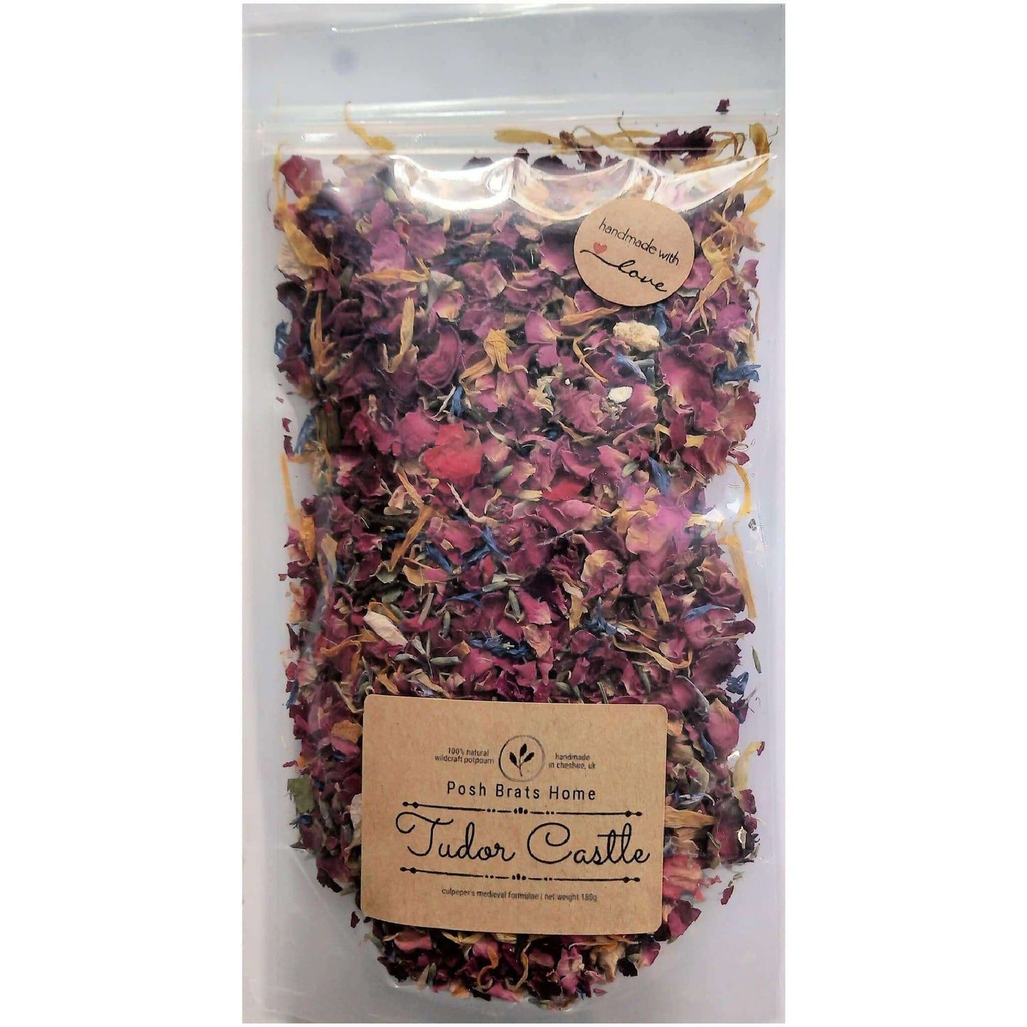 Dive into the aromatic world of potpourri with our Tudor Castle Wildcraft Medieval Botanical blend.