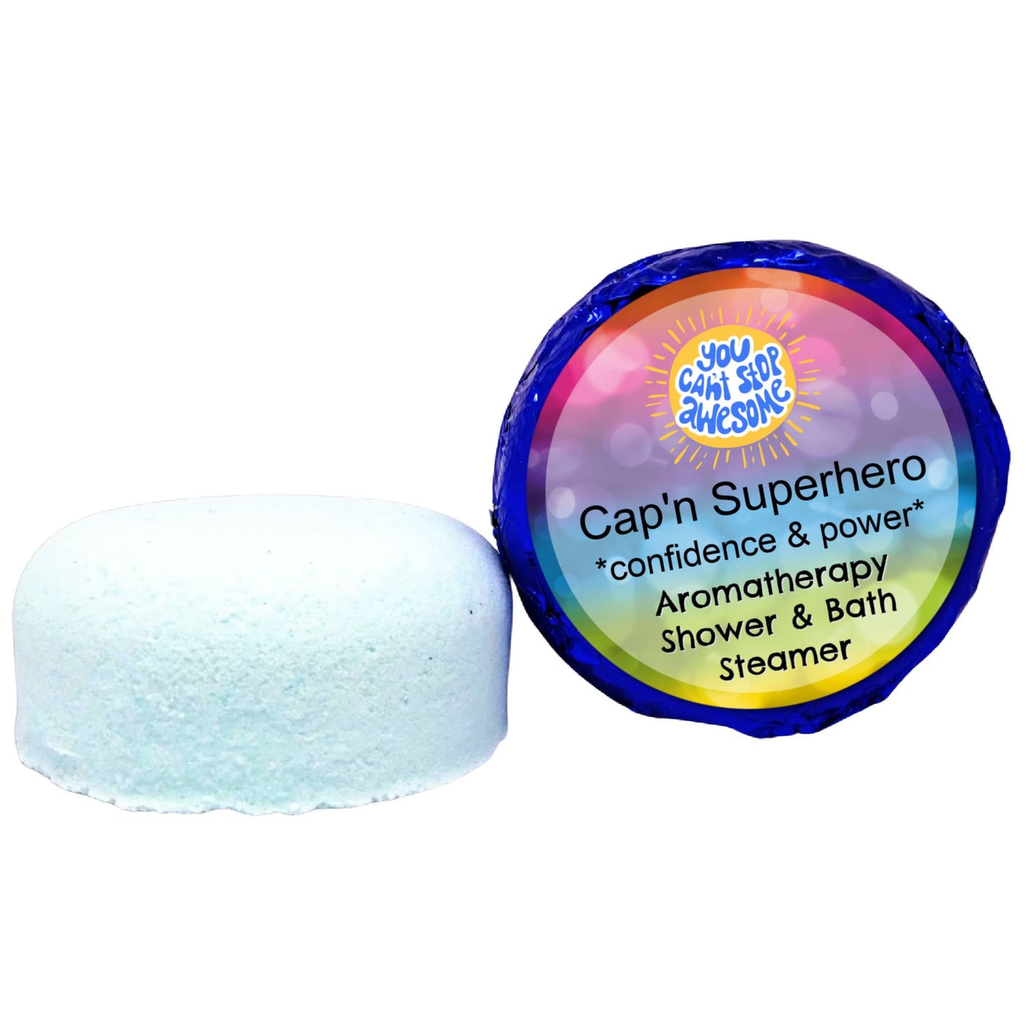 Cap'n Superhero Confidence Aromatherapy Shower Bath Steamer VEGAN