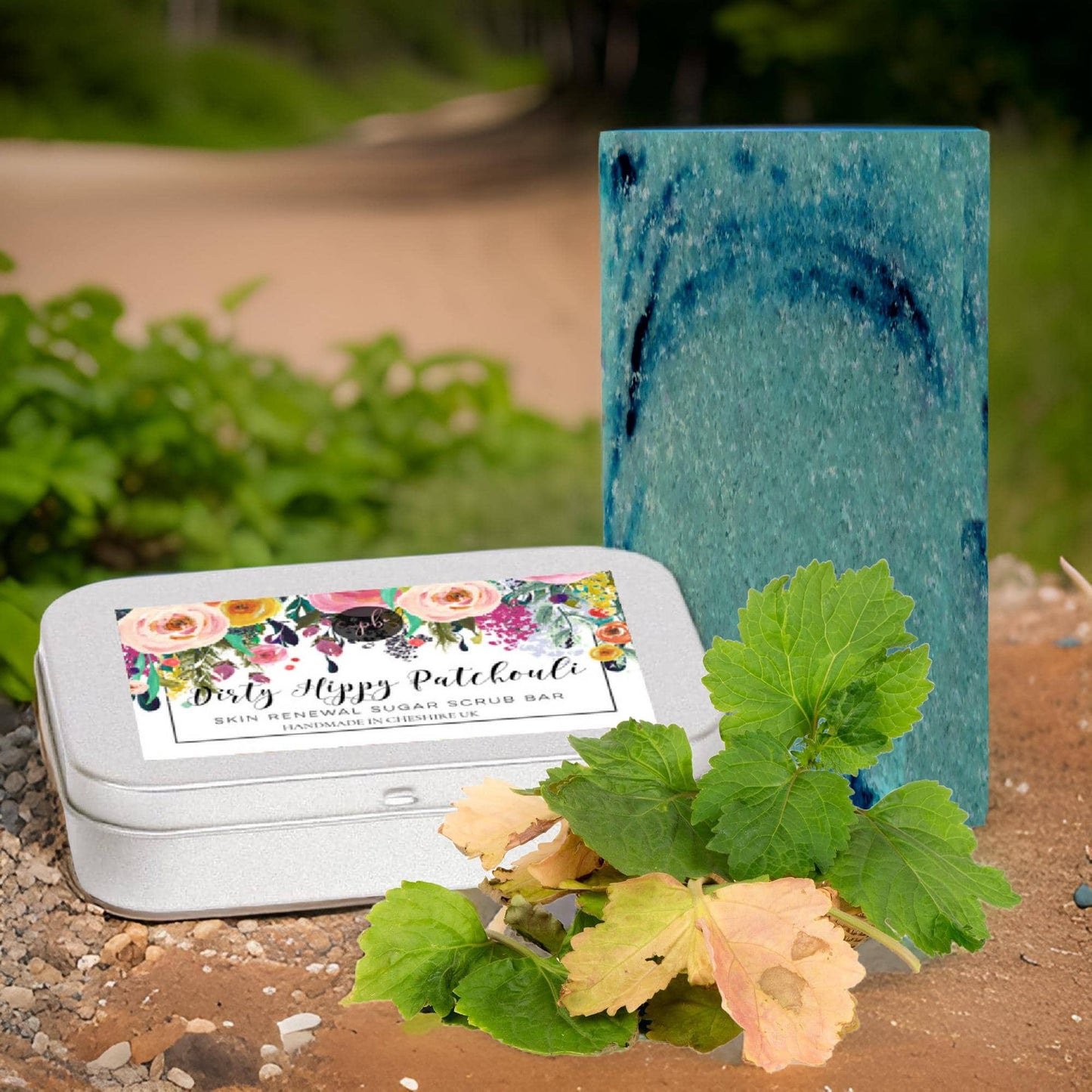 Dirty Hippy Patchouli Sugar Scrub Bar