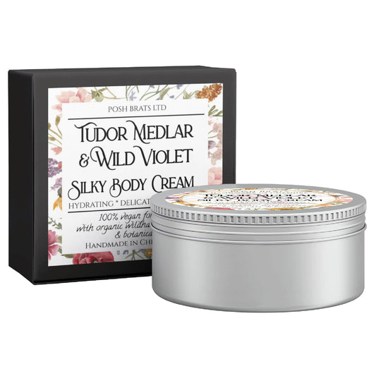 Tudor Medlar & Wild Violet Silky Body Butter Cream