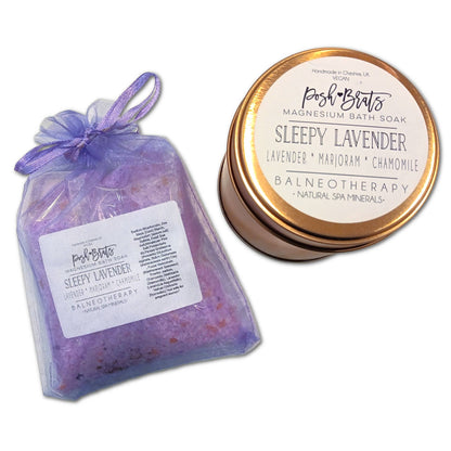 Sleepy Lavender Badesalz Einweichen Magnesium VEGAN