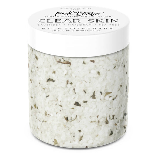 Clear Skin Bath Salt - Experience the magic of our Magnesium Aromatherapy Soak. Relax, rejuvenate, and transform your skin.