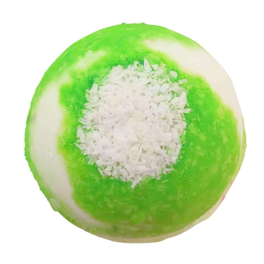 Experience the tropical bliss of coconut lime with our Fizzy Bath Bomb. Unwind, relax and rejuvenate your senses. Try it now!