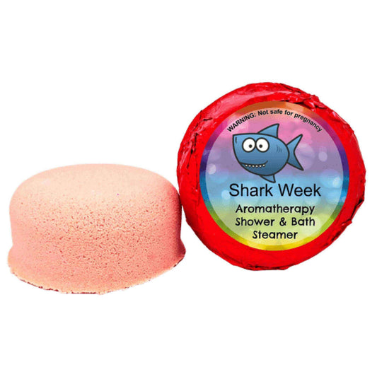 Experience ultimate relaxation during Shark Week with our PMS Aromatherapy Shower Steamer. Feel the difference!