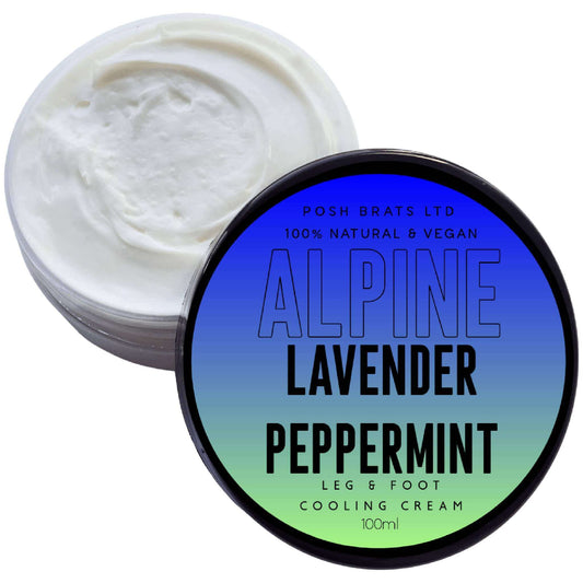 Alpine Lavender Peppermint Foot Cooling Cream VEGAN
